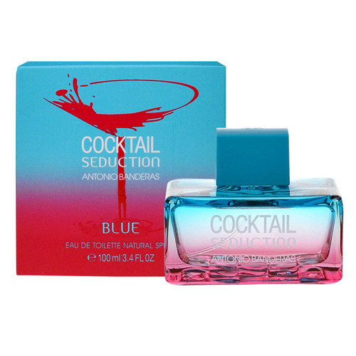   Antonio Banderas Cocktail Seduction Blue for Women EDT 100 ML  